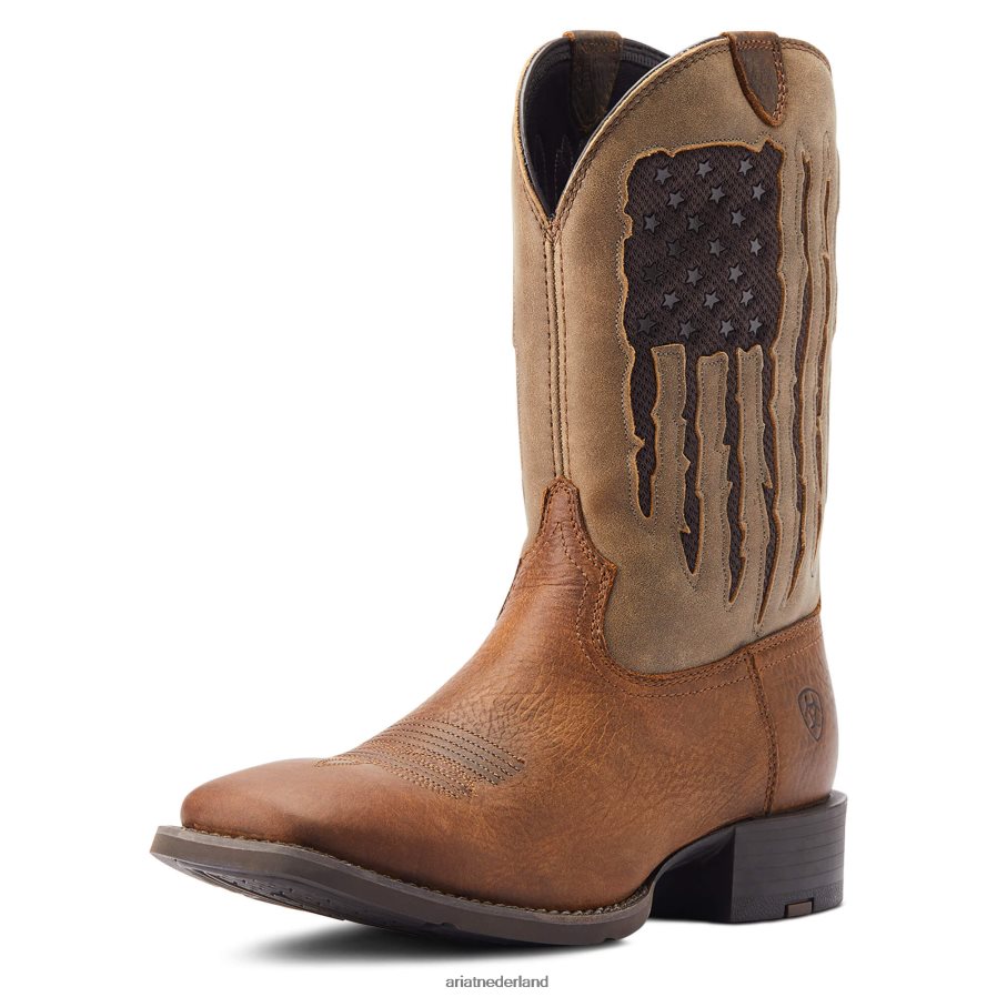 trouw bruin sport my country venttek westernlaars Ariat Heren schoenen PJ26LN71