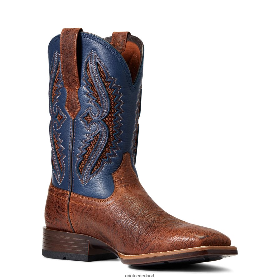 verlangde bruin roeier venttek 360 graden westernlaars Ariat Heren schoenen PJ26LN94