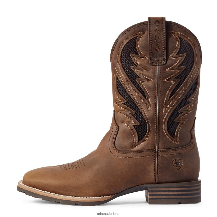 verontrust bruin hybride venttek westernlaars Ariat Heren schoenen PJ26LN24