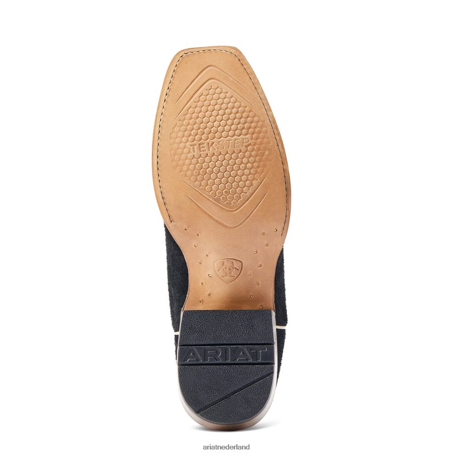 zwarte ruwheid futurity showman westernlaars Ariat Heren schoenen PJ26LN5