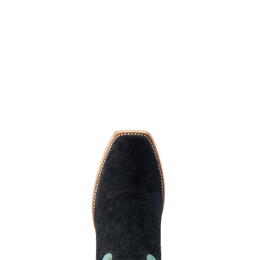 zwarte ruwheid futurity showman westernlaars Ariat Heren schoenen PJ26LN5