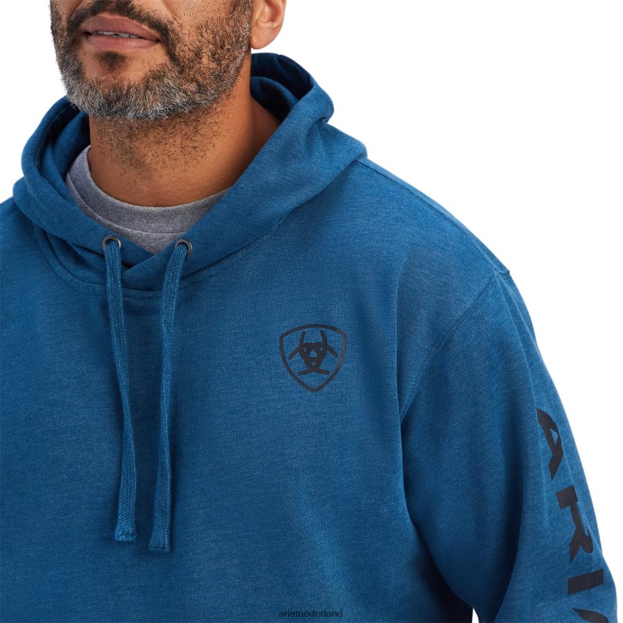 poseidon heide logo-hoodie Ariat Heren topjes PJ26LN1409