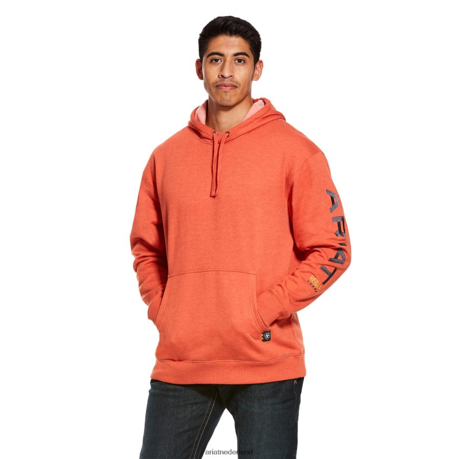 vulkanische heide grafische hoodie met wapening Ariat Heren topjes PJ26LN1450