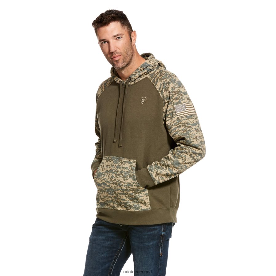 wijze camouflage Patriot-hoodie Ariat Heren topjes PJ26LN1453