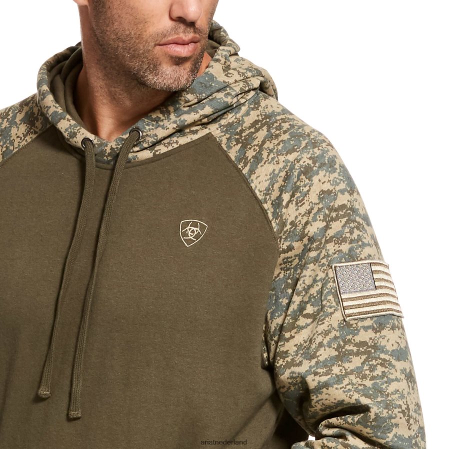 wijze camouflage Patriot-hoodie Ariat Heren topjes PJ26LN1453