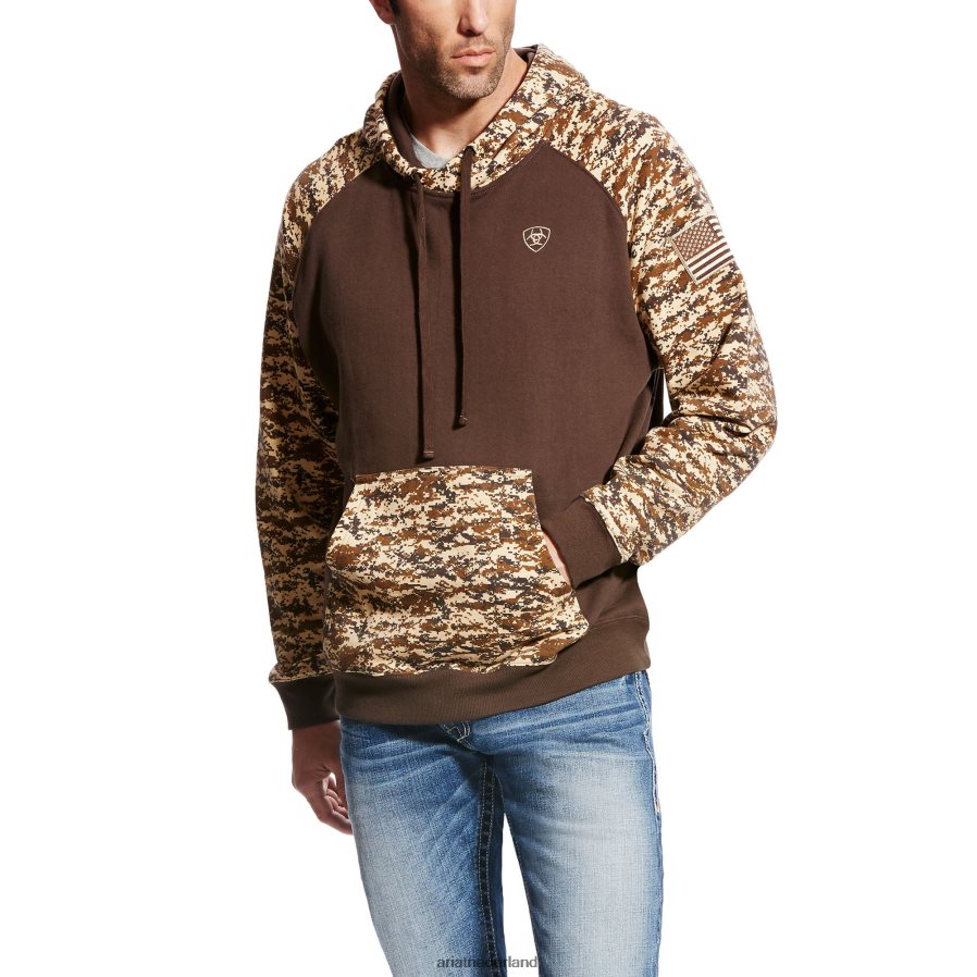 woestijn digi camo Patriot-hoodie Ariat Heren topjes PJ26LN1445