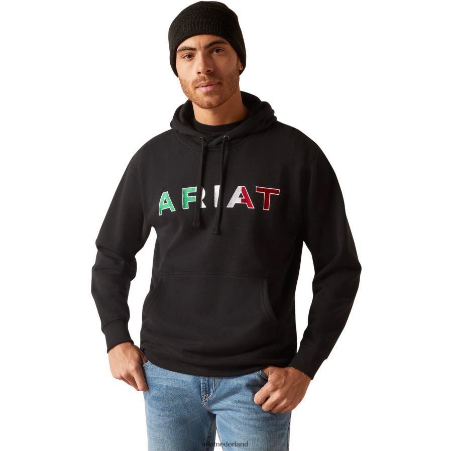 zwart Mexicaanse hoodie Ariat Heren topjes PJ26LN1406