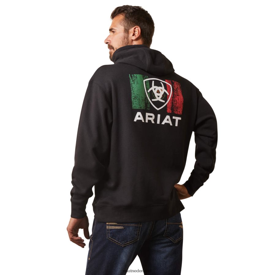 zwart schild Mexico hoodie Ariat Heren topjes PJ26LN1425