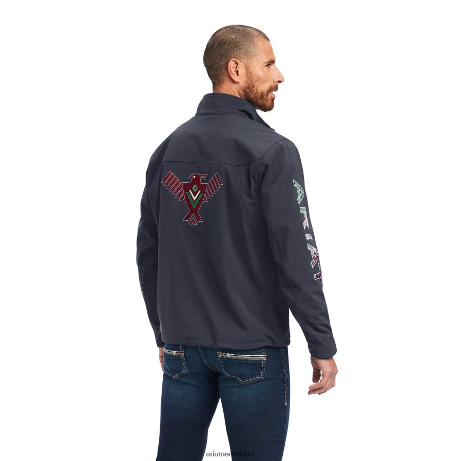 ebbehout Thunderbird team softshelljack Ariat Heren topjes PJ26LN1673