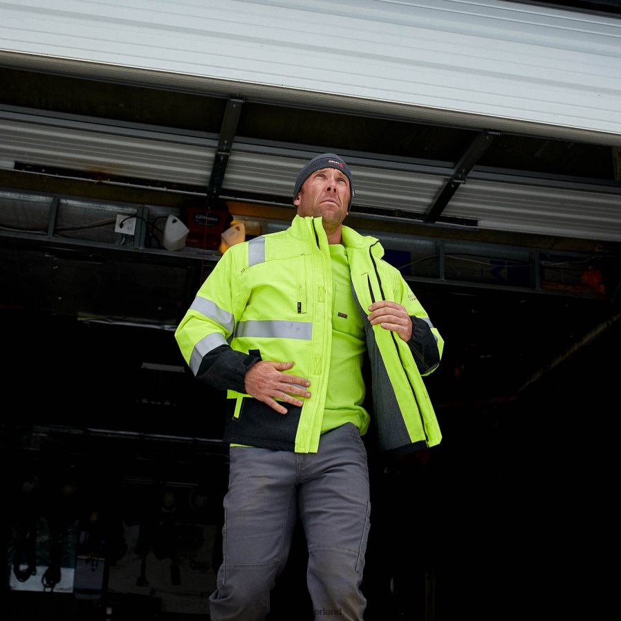 fluorescerend geel fr signalisatie waterdichte geïsoleerde jas Ariat Heren topjes PJ26LN1584