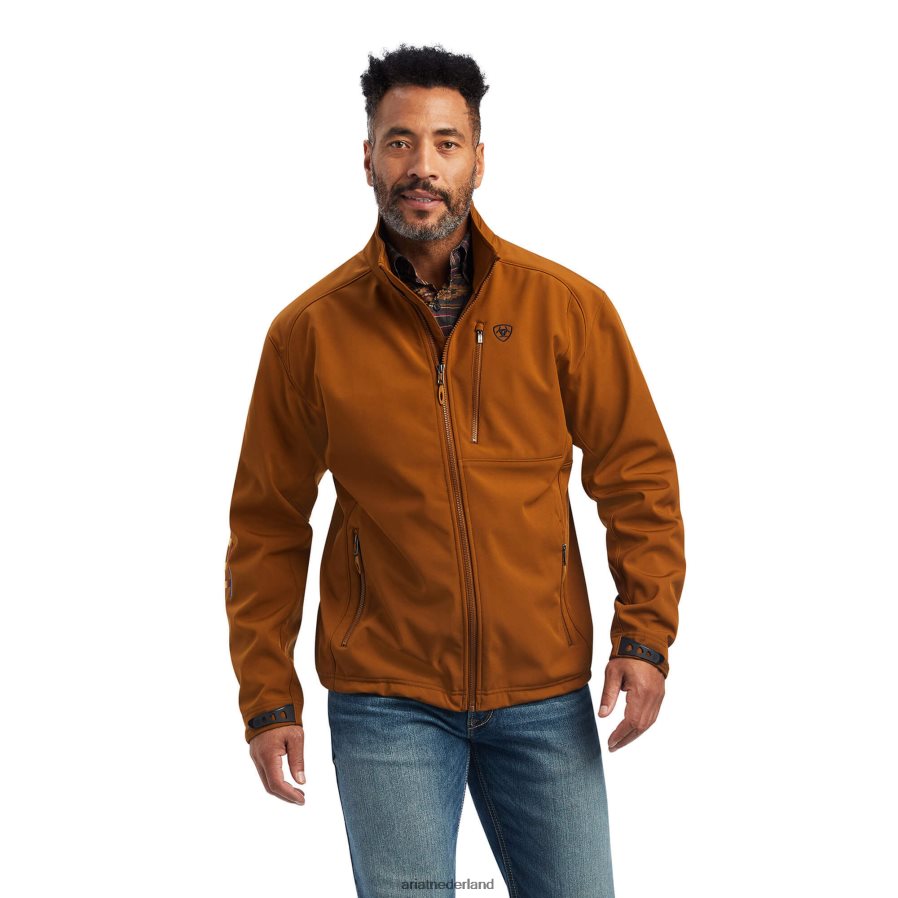kastanje logo 2.0 softshell-jack Ariat Heren topjes PJ26LN1525