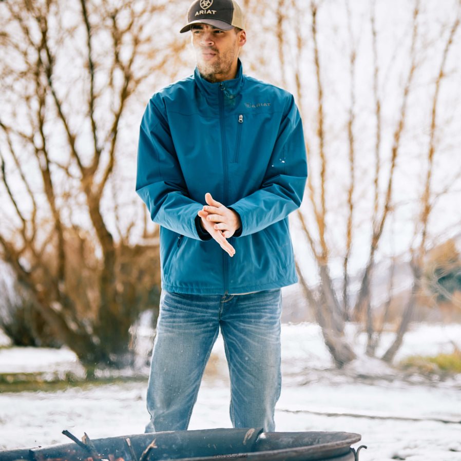 majolica blauw tek flex-jack Ariat Heren topjes PJ26LN1549