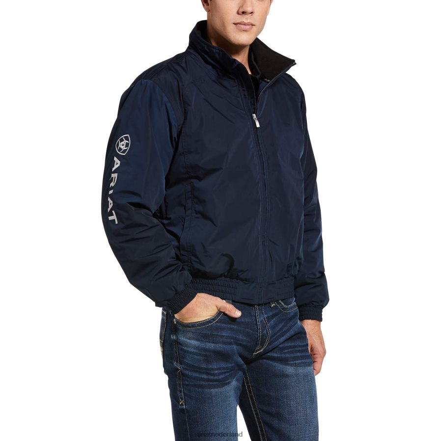 marine Geïsoleerd jack met teamlogo Ariat Heren topjes PJ26LN1567