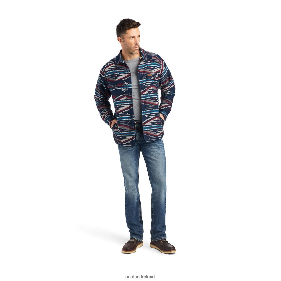 marine retro chimayo overhemdjasje Ariat Heren topjes PJ26LN1529