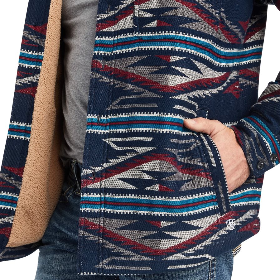 marine retro chimayo overhemdjasje Ariat Heren topjes PJ26LN1529