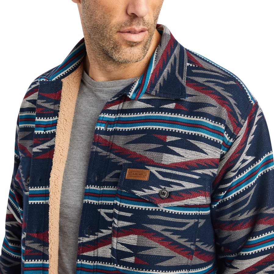 marine retro chimayo overhemdjasje Ariat Heren topjes PJ26LN1529