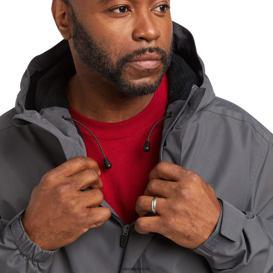wapening grijs wapening stormshell waterdichte jas Ariat Heren topjes PJ26LN1586