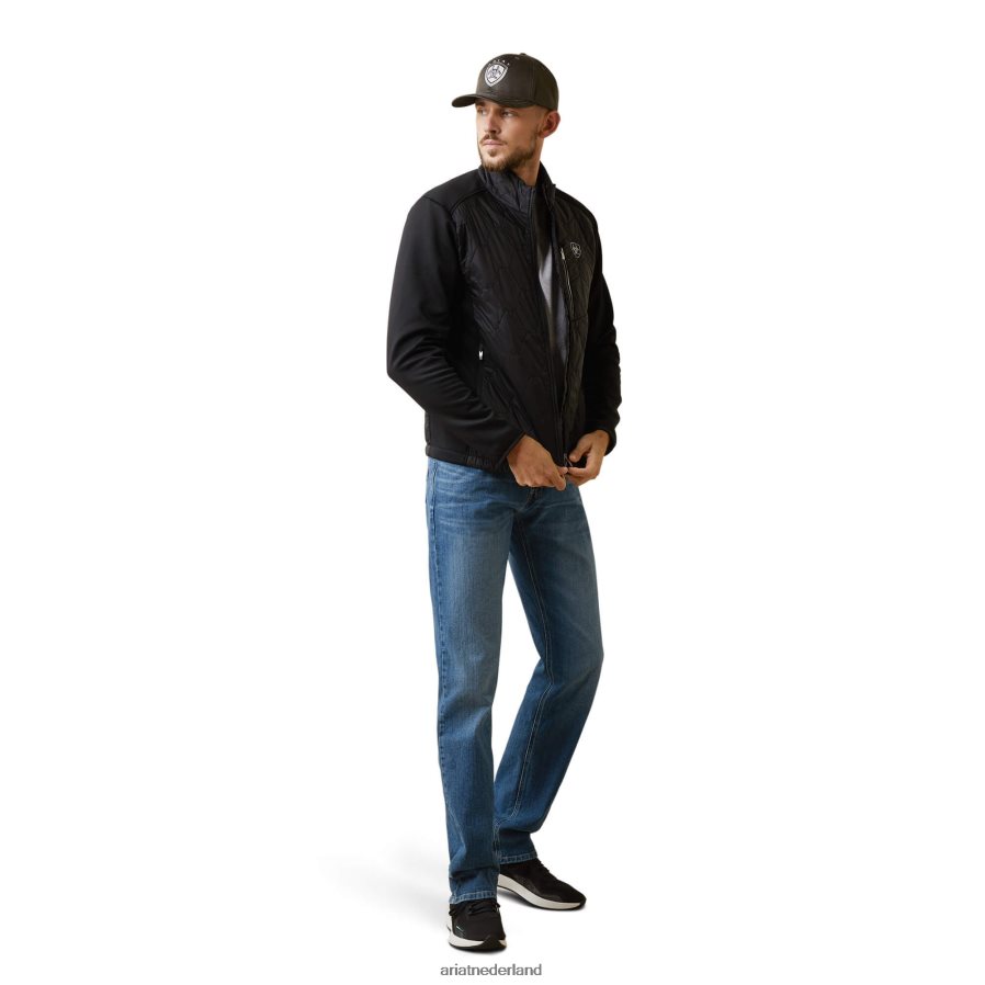 zwart Fusion geïsoleerde jas Ariat Heren topjes PJ26LN1617