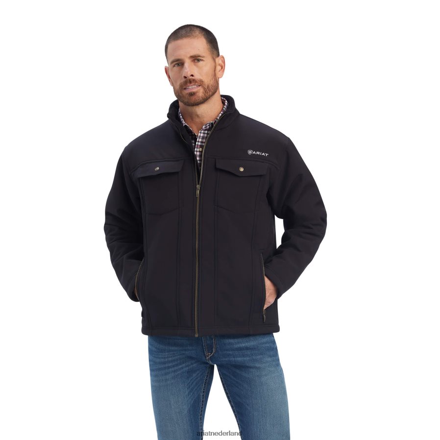 zwart vernon sherpa-jas Ariat Heren topjes PJ26LN1535