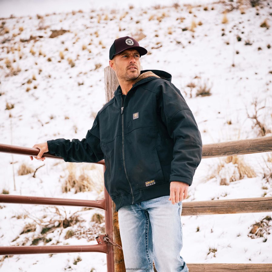 zwart wapening duracanvas jas Ariat Heren topjes PJ26LN1572