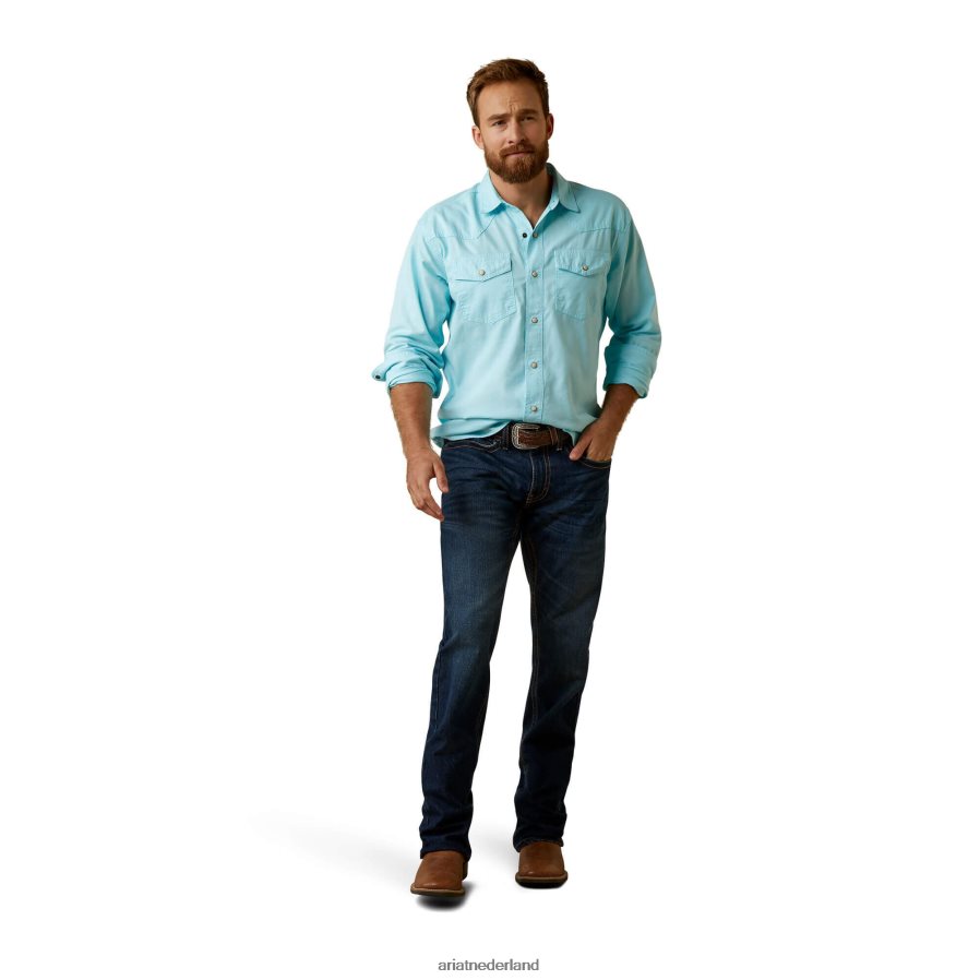 aquatisch Ace retro-fit overhemd Ariat Heren topjes PJ26LN1373