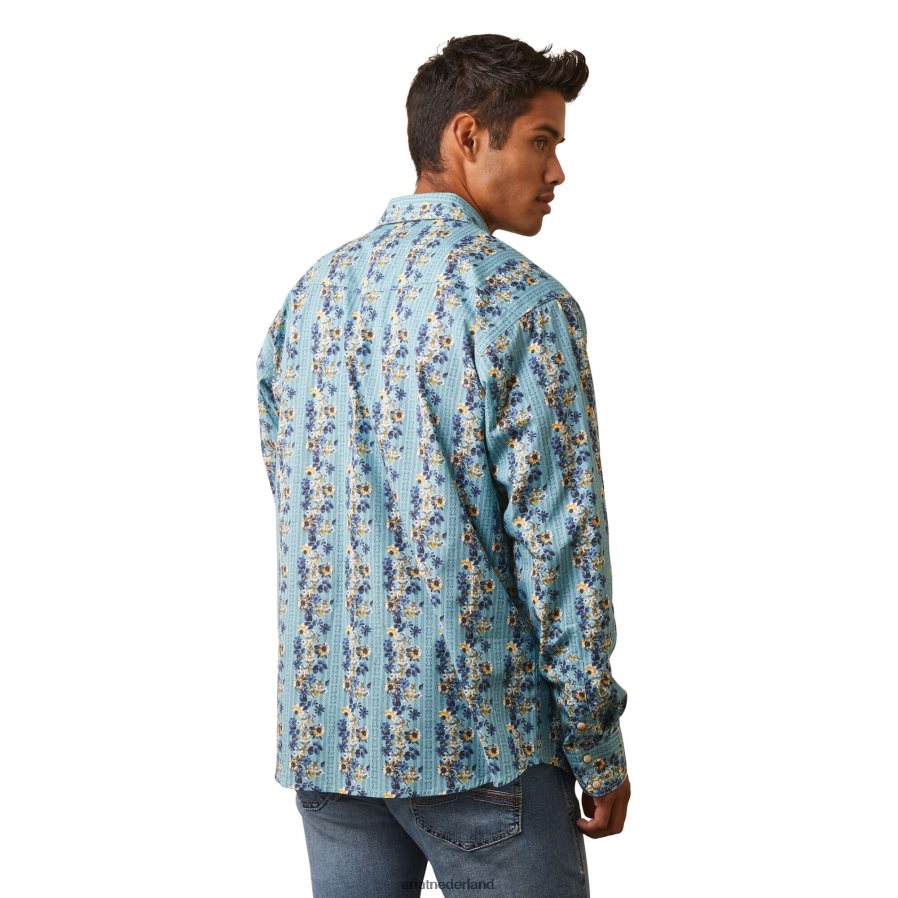 aquatisch hains retro-fit overhemd Ariat Heren topjes PJ26LN1345