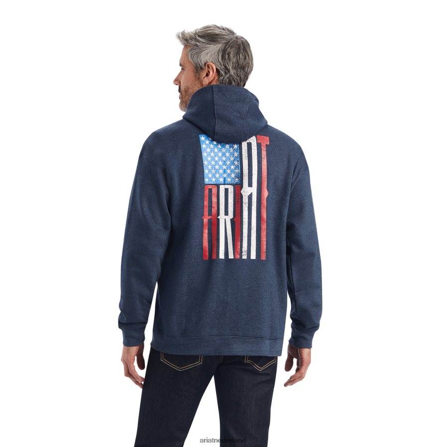 marine heide wij van een sweatshirt Ariat Heren topjes PJ26LN1491