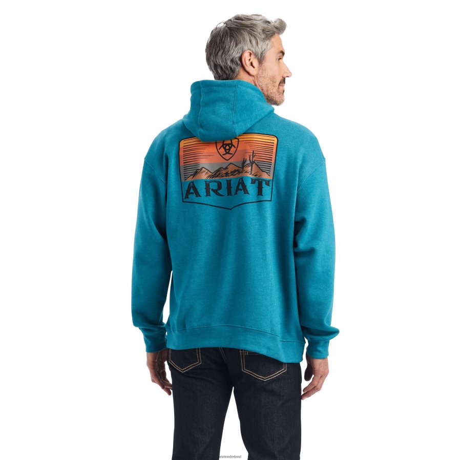 oceaandiepten heide woestijnzon sweatshirt Ariat Heren topjes PJ26LN1448