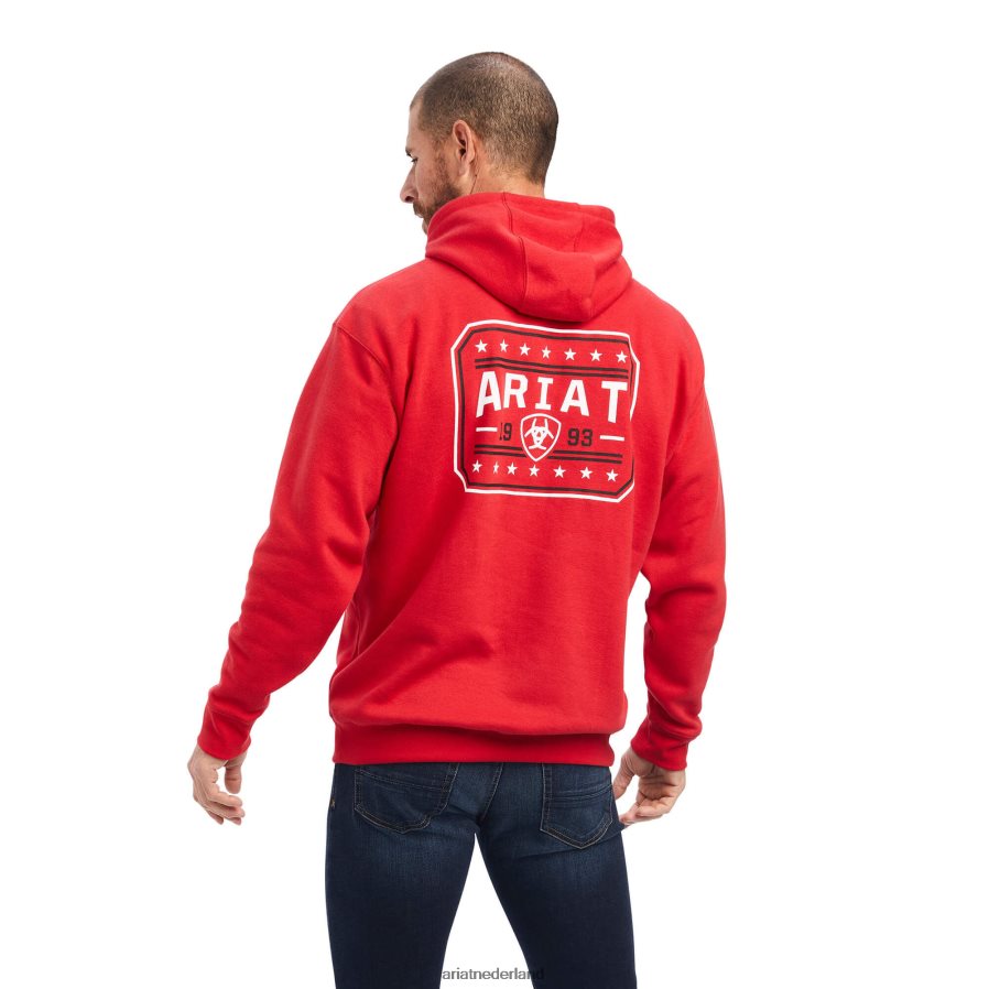 tango rood 93 Liberty-sweatshirt Ariat Heren topjes PJ26LN1431