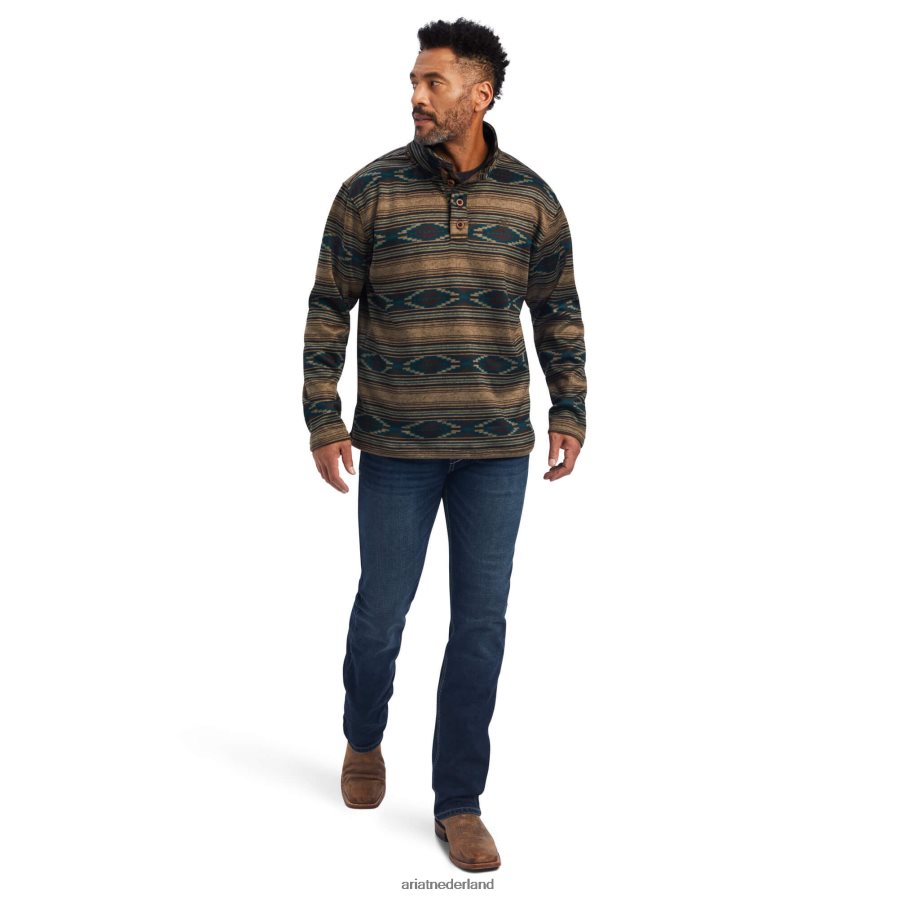 gestroomde hout serape wesley trui Ariat Heren topjes PJ26LN1418