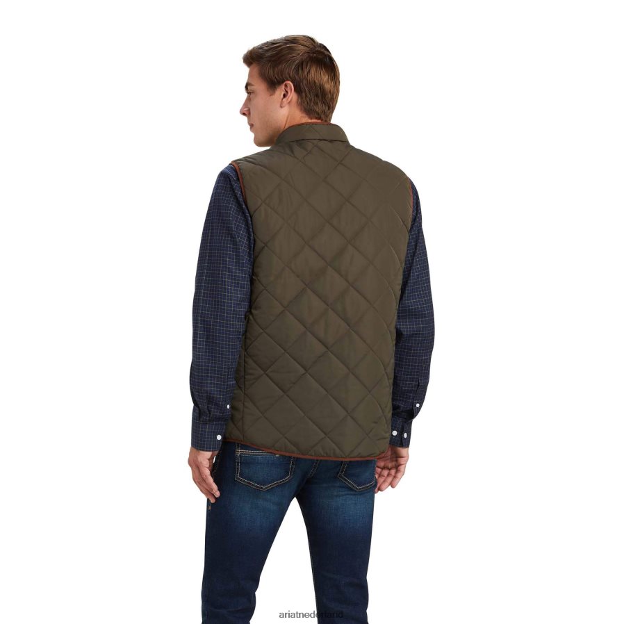 aarde houten vest Ariat Heren topjes PJ26LN1618