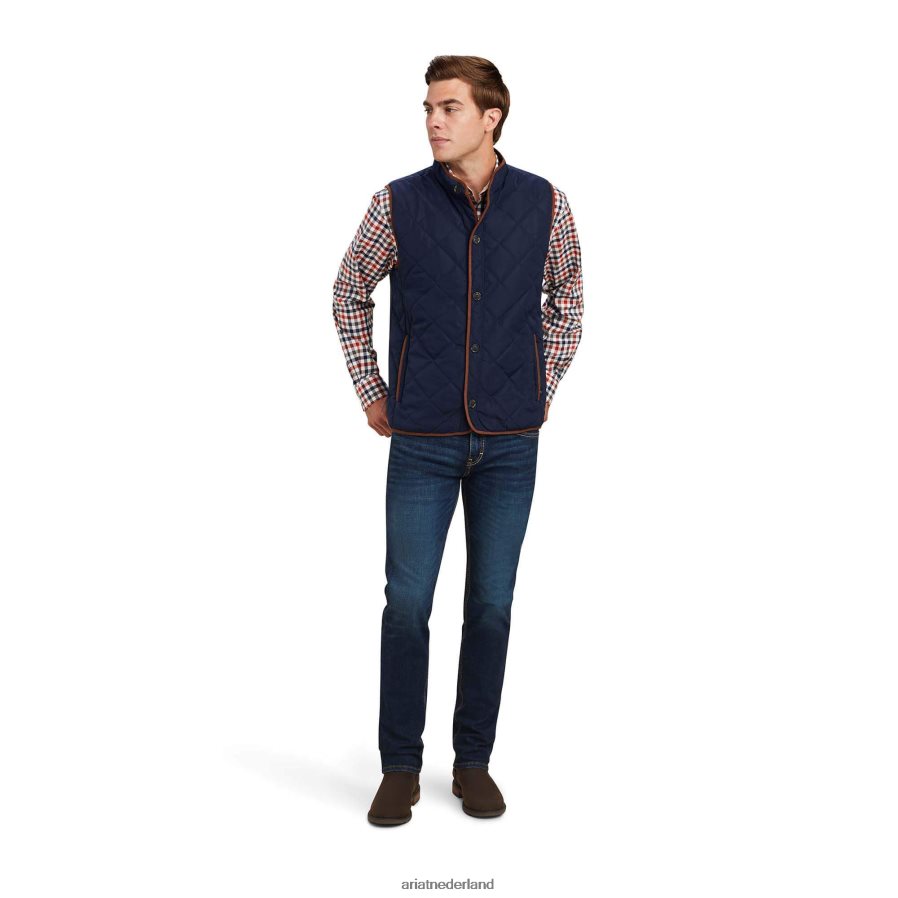 marine houten vest Ariat Heren topjes PJ26LN1624