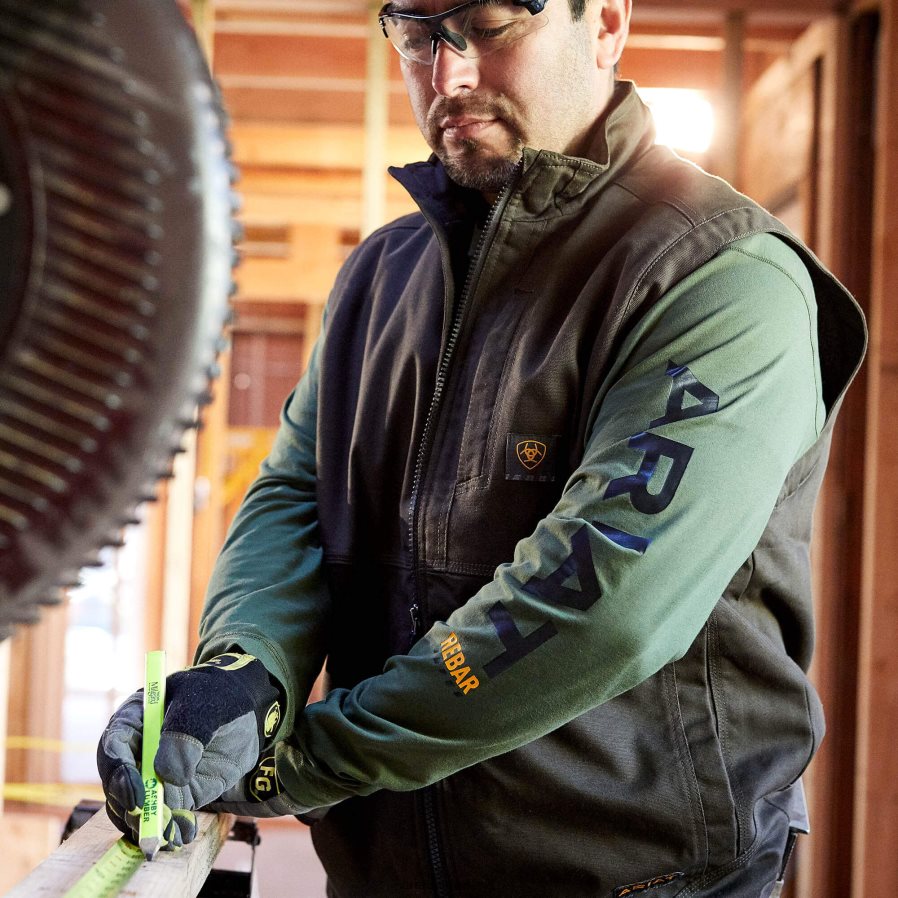 winterkoninkje wapening duracanvas vest Ariat Heren topjes PJ26LN1570