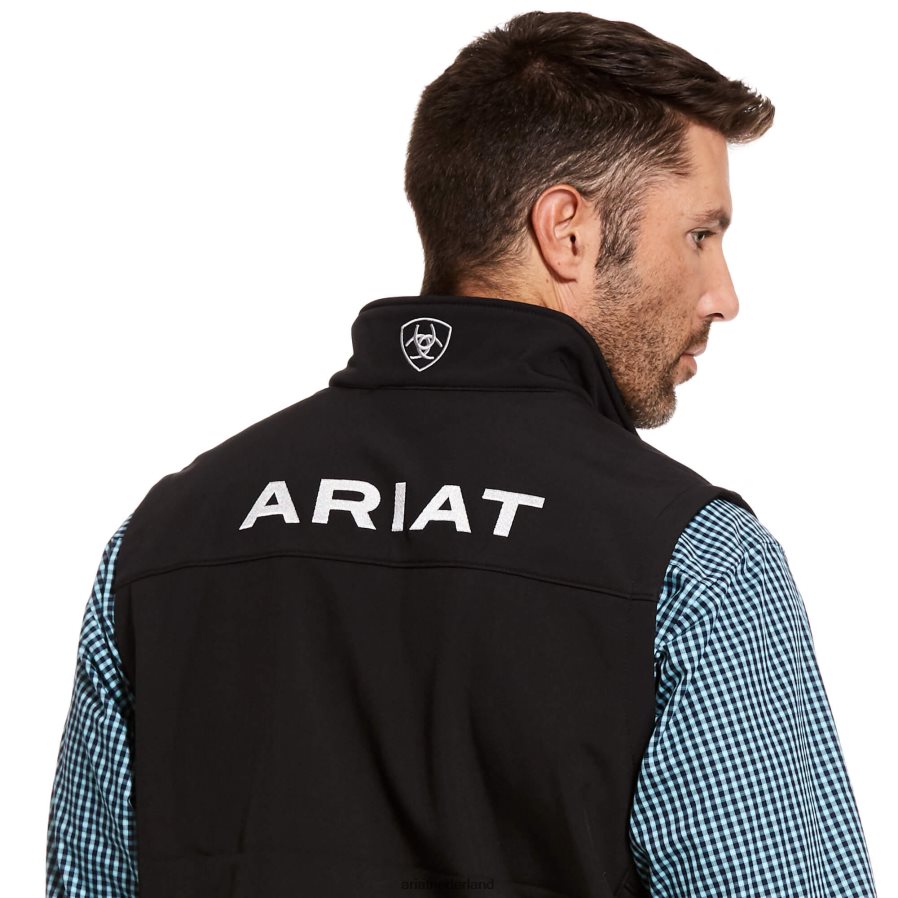 zwart logo 2.0 softshell-vest Ariat Heren topjes PJ26LN1519