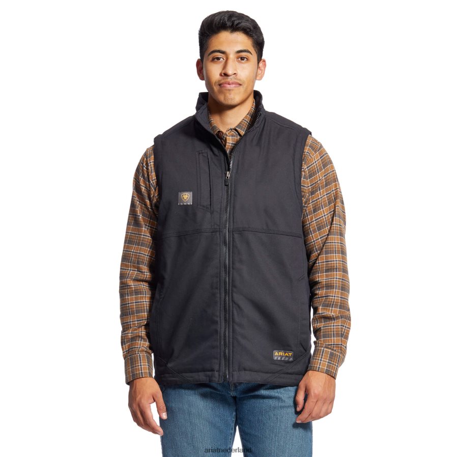zwart wapening duracanvas vest Ariat Heren topjes PJ26LN1538