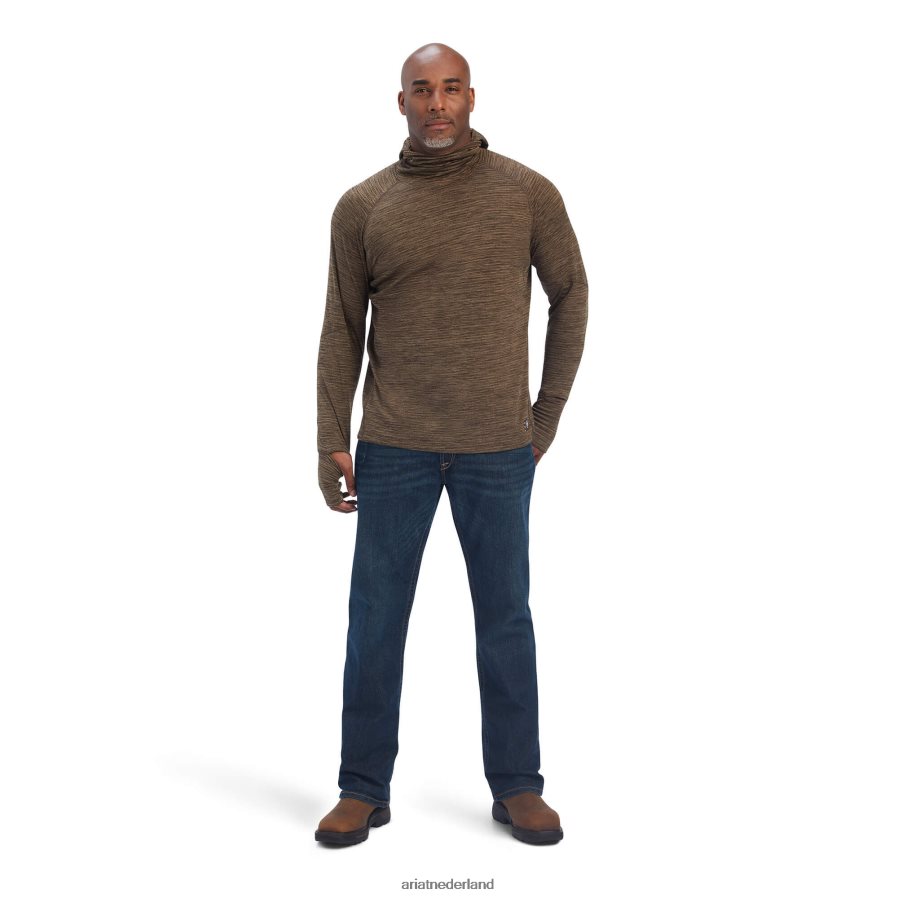 winterkoninkje wapening rasterwerk bivakmuts basislaag Ariat Heren toppen PJ26LN868