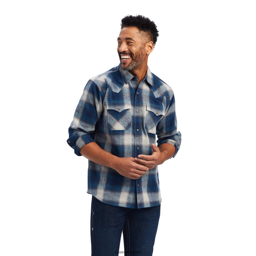 Eiffeltoren Halston retro-fit overhemd Ariat Heren toppen PJ26LN1293