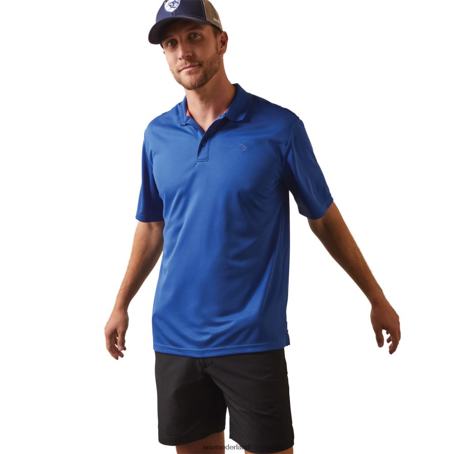 Monaco blauw tek polo Ariat Heren toppen PJ26LN568