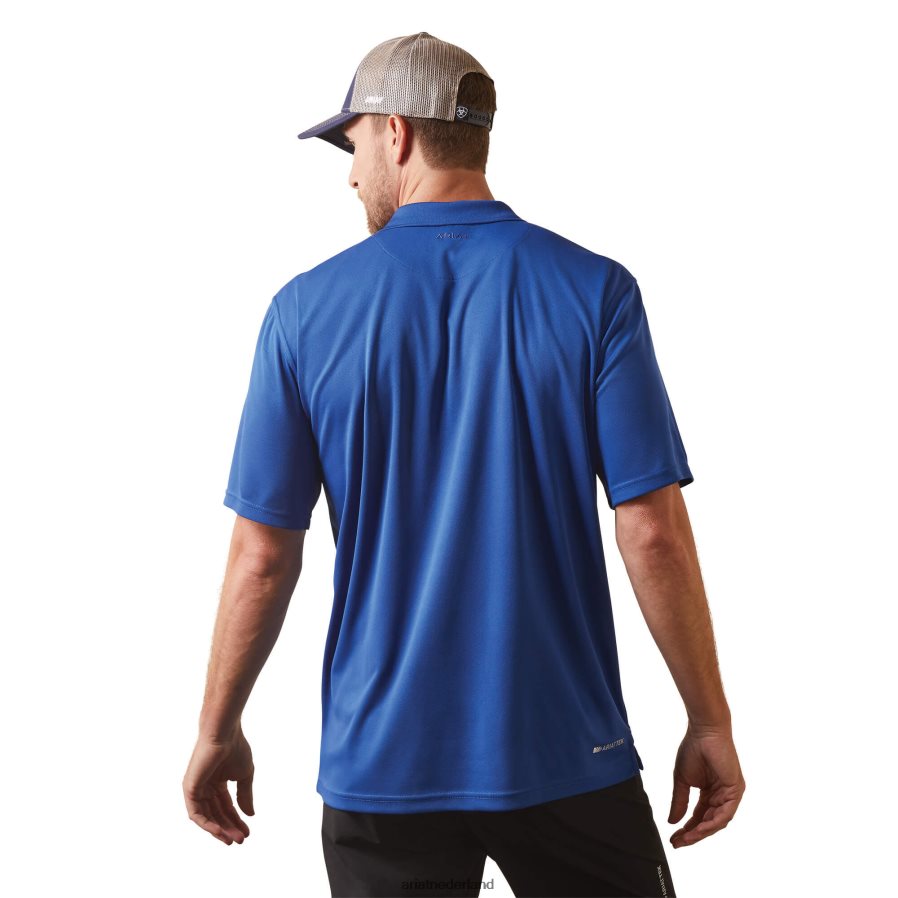 Monaco blauw tek polo Ariat Heren toppen PJ26LN568