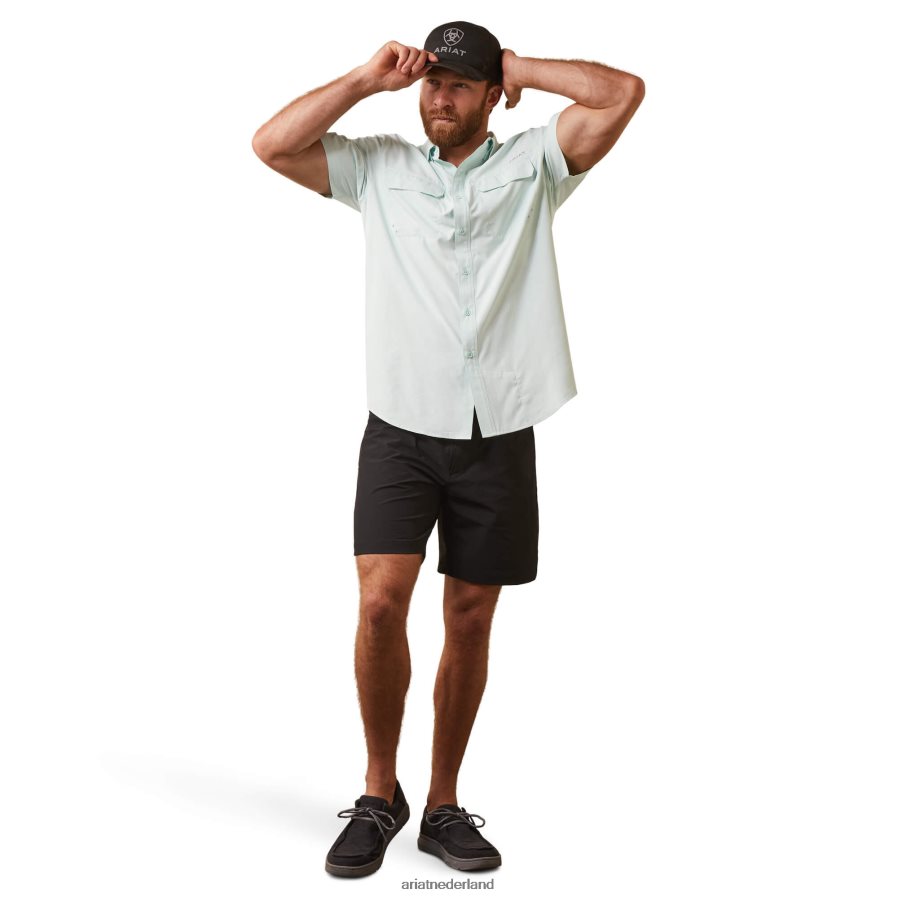 eerlijk aqua venttek uitgaand getailleerd overhemd Ariat Heren toppen PJ26LN1122