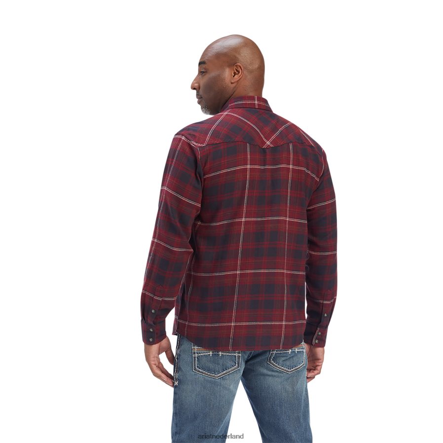 fantoom Heath retro-fit overhemd Ariat Heren toppen PJ26LN1307