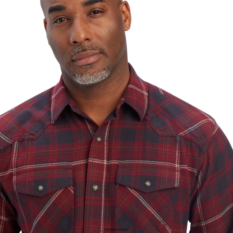 fantoom Heath retro-fit overhemd Ariat Heren toppen PJ26LN1307