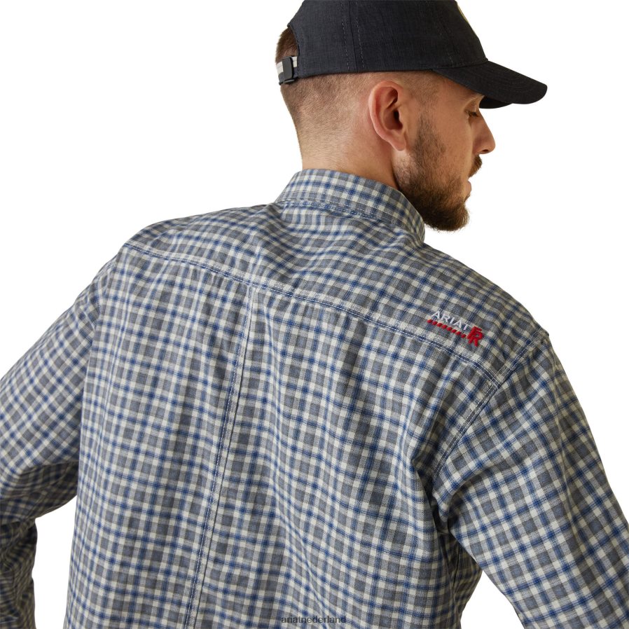 heldere hemel plaid fr geruit vederlicht werkoverhemd Ariat Heren toppen PJ26LN1310