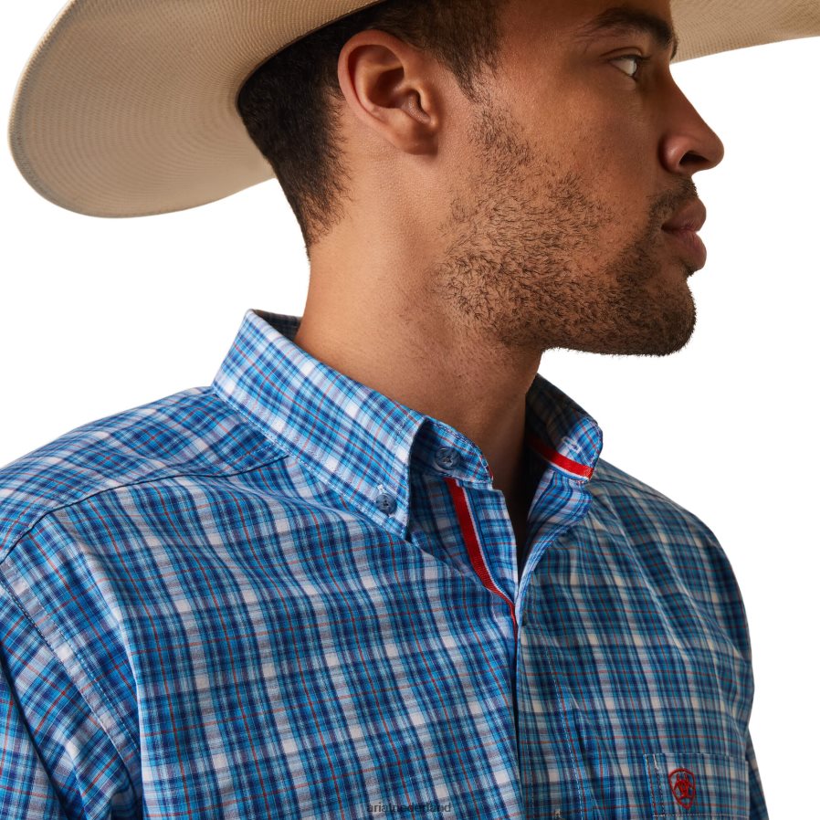 lichtblauw pro-serie leyton klassiek fit overhemd Ariat Heren toppen PJ26LN1080