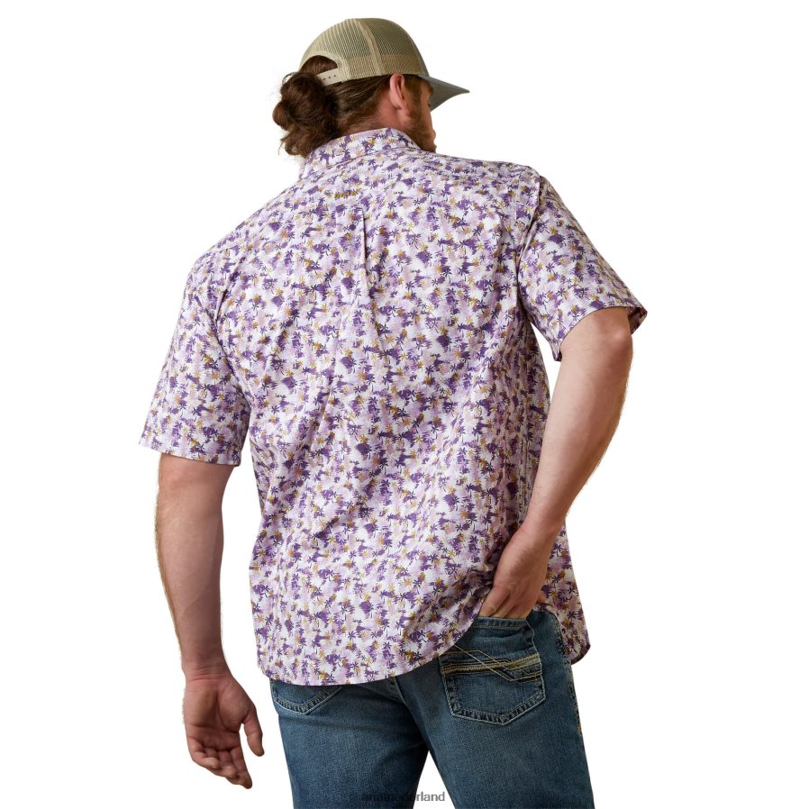 lila Maximilian klassiek fit overhemd Ariat Heren toppen PJ26LN1161