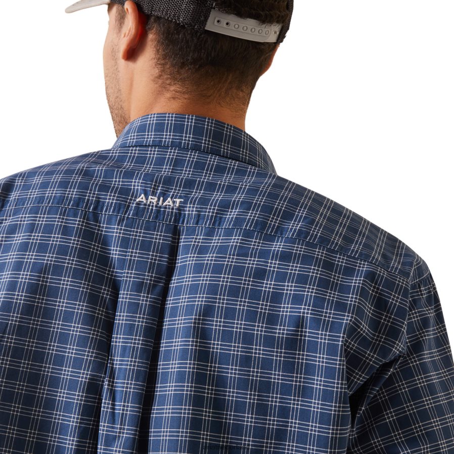 maanverlichte oceaan pro-serie karim overhemd met klassieke pasvorm Ariat Heren toppen PJ26LN1061