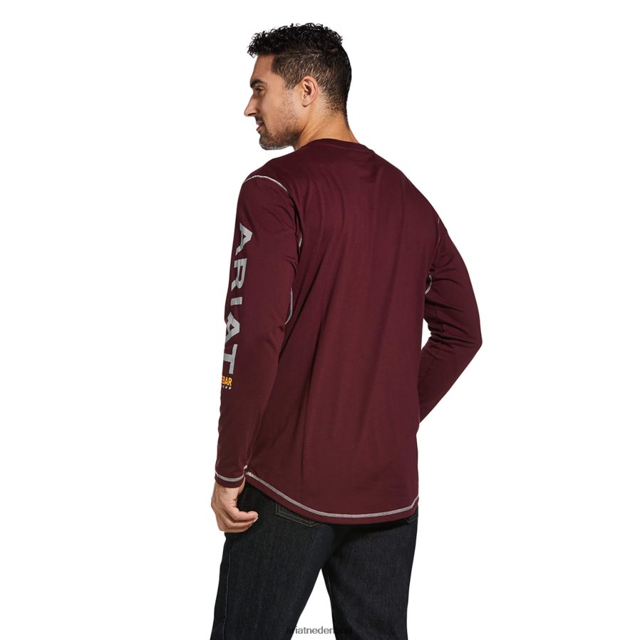 malbec wapening werkman logo Ariat Heren toppen PJ26LN882