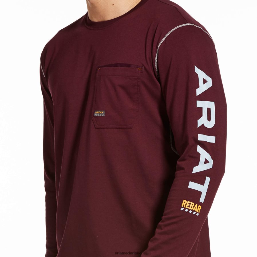 malbec wapening werkman logo Ariat Heren toppen PJ26LN882
