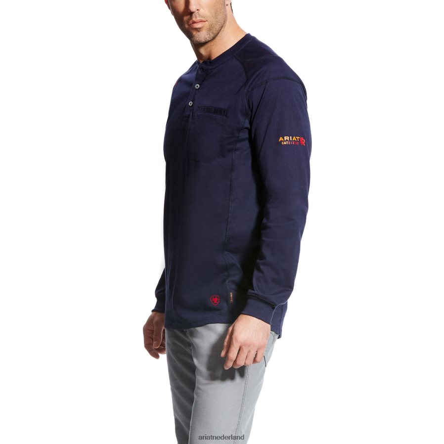 marine van lucht henley Ariat Heren toppen PJ26LN716