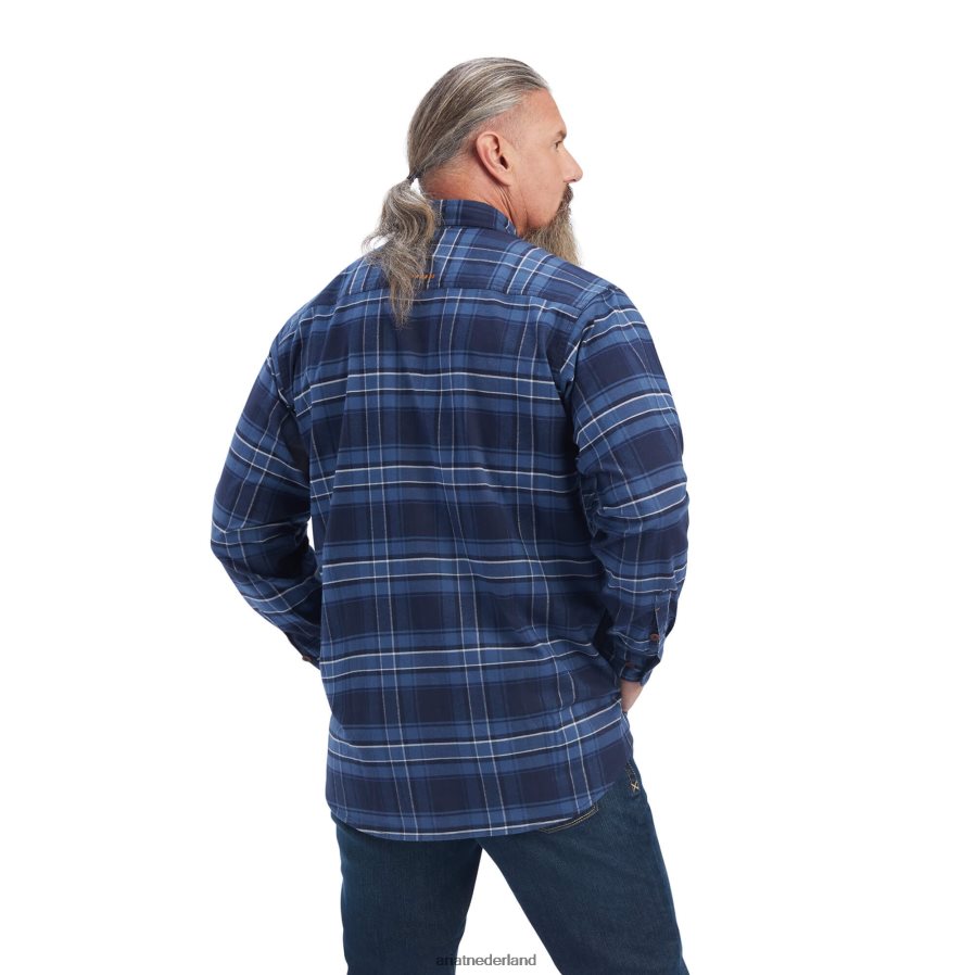 marine wapening flanellen durastretch werkoverhemd Ariat Heren toppen PJ26LN1115